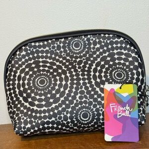 French Bull Black and White Cosmetic Bag